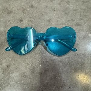 Women's Blue and Green Sunglasses